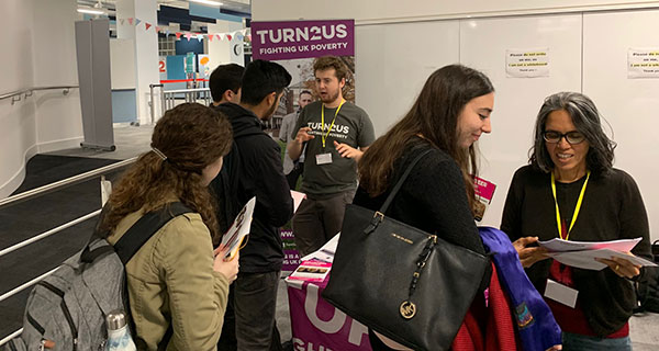 Turn2us at the London School of Economics Volunteer Fair