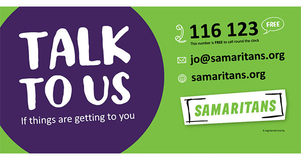 Samaritans launch Talk to us awareness campaign - Turn2us