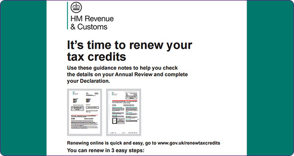 Don T Forget To Renew Your Tax Credits Turn2us Uk Page For Renewing Your Tax Credits Online If You Re Claiming