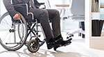 Man using a wheelchair