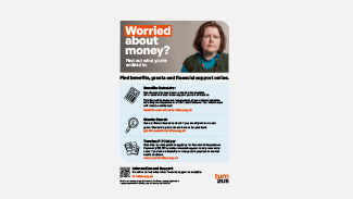 Worried about money leaflet