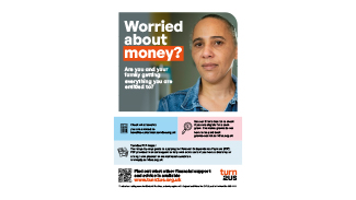 Struggling to make ends meet poster