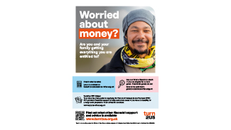 Struggling to make ends meet poster