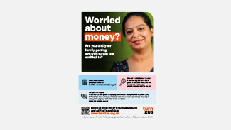 Struggling to make ends meet poster