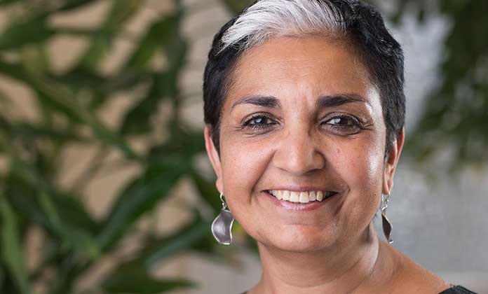 Arvinda Gohil smiling