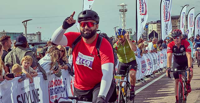 London to Brighton cycle
